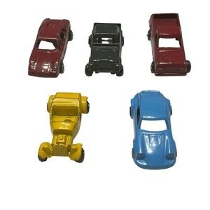 Vintage Tootsie Set of 5 Metal Cars